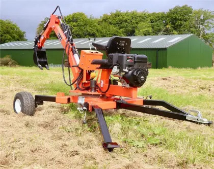 ATV 360 Backhoe: Mini Digger with 360 Swivel Capacity