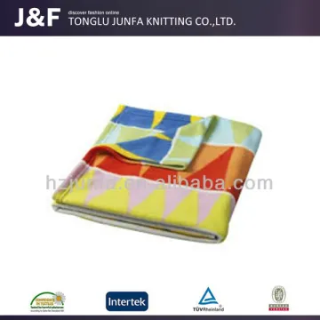 China factory sofa cover korean style jacquard blanket