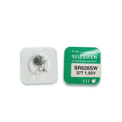 1.55V SR626SW Silver Oxide Button Cell Battery for Seiko Watches