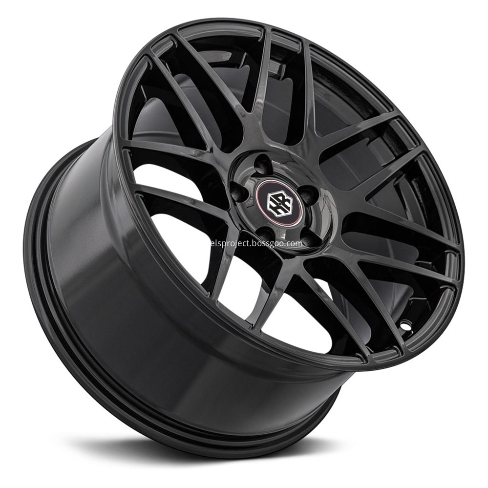 H R Tech Wheels Hr995 Black Angle