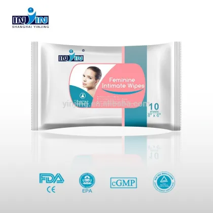 FDA CE intimate wet wipes feminine clean wet tissue