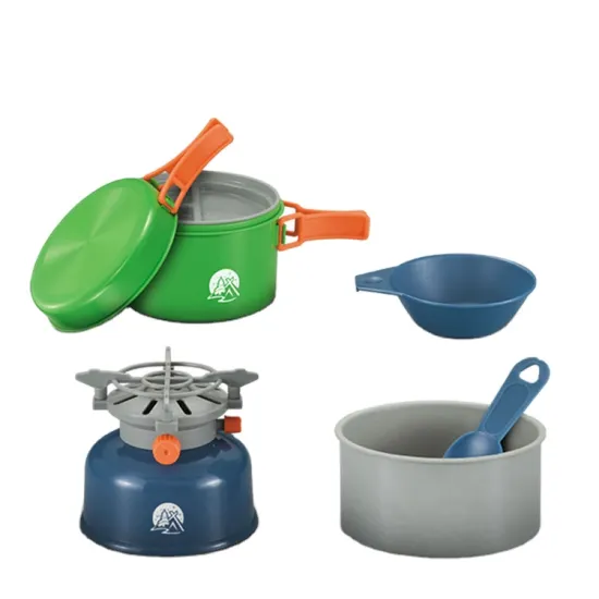 LK Toys New Kids Camping Gear: A Complete Pretend Play Camping Set for Little Adventurers Including Walkie Talkies