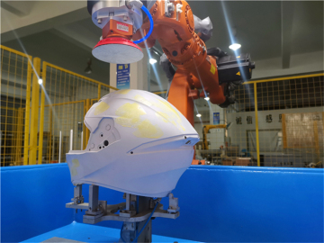 Máquina retificadora de capacete de fibra de carbono de alto polímero
