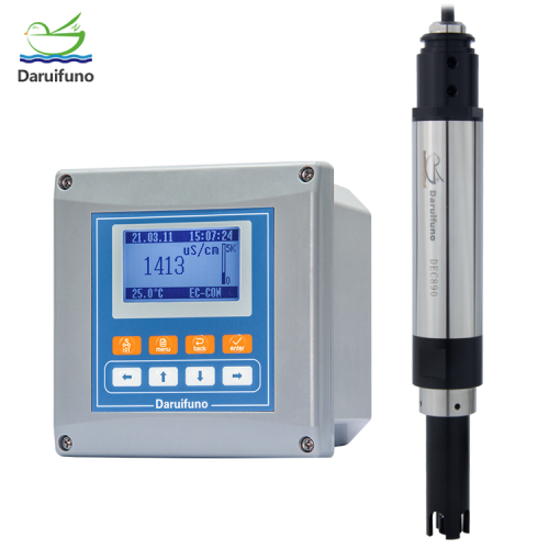Medidor de controlador de conductividad de aguas residuales en línea rs485