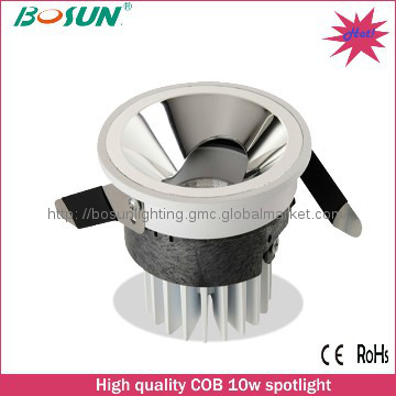 2014 China 10w cob led spotlight AC85-265V stable driver