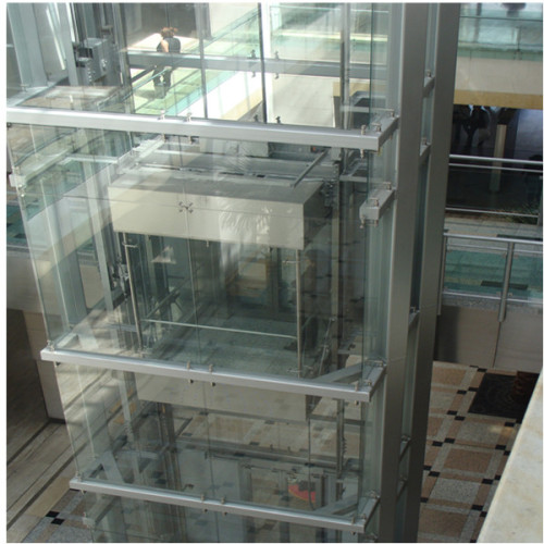 Elevator(Microcomputer) panorâmica de tração engrenado