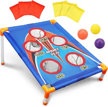 Kids Outdoor Toys: Comprehensive Kit Including 6 Bean Bag Toss Games and 3 Cornhole Balls