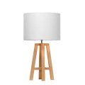 Lampe de table contemporaine en bois LEDER