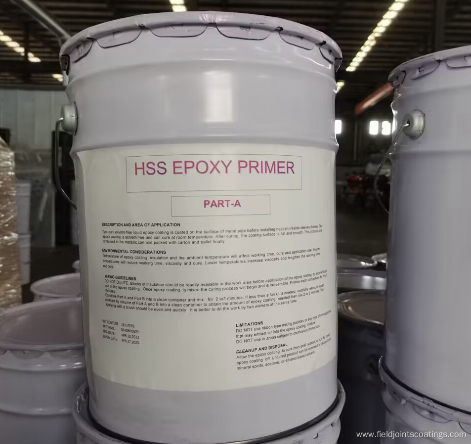 Liquid Epoxy Coatings Two Parts for HSS