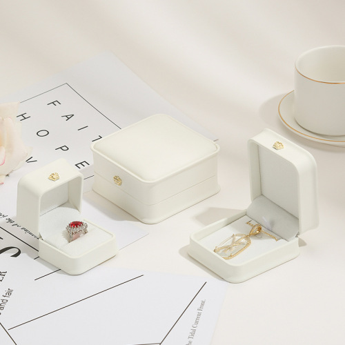 Soft high level PU Leather Necklace Ring Box
