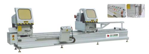 aluminum pvc window door double head cutting saw machine