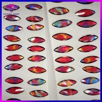 Marquise shape multicolor crystal flavor stone buyer of precious stone