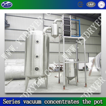 Series vacuum concentrator pot