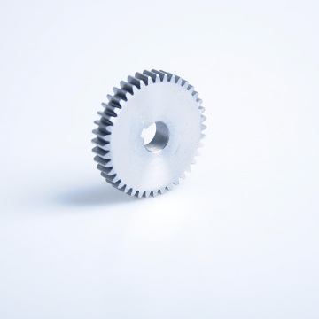 Flat Spur Gear with 5mm Inner Aperture, 12 Teeth, 1 Module, and Stainless Steel Construction for Motors