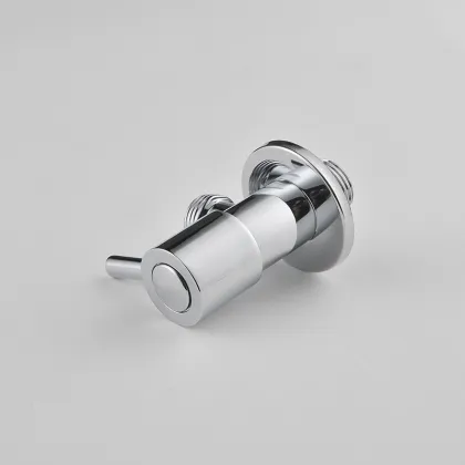 Bathroom Brass Chrome Shower Flow Control Splitter Triangle Valve