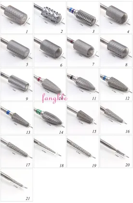 Wholesale Nail Drill Bits & Cleaning Tools - Alloy Nail Drill Bits