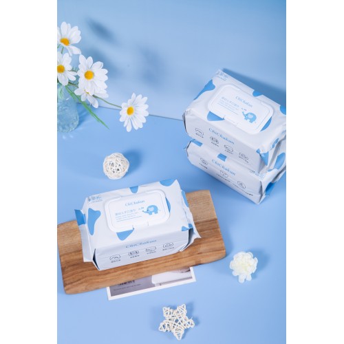 Toallitas húmedas biodegradables para bebés biodegradables de Viscose de algodón