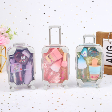 Rossetto fai -da -te creativo e lucidalabbra set con mini custodia da viaggio - impermeabile e idratante