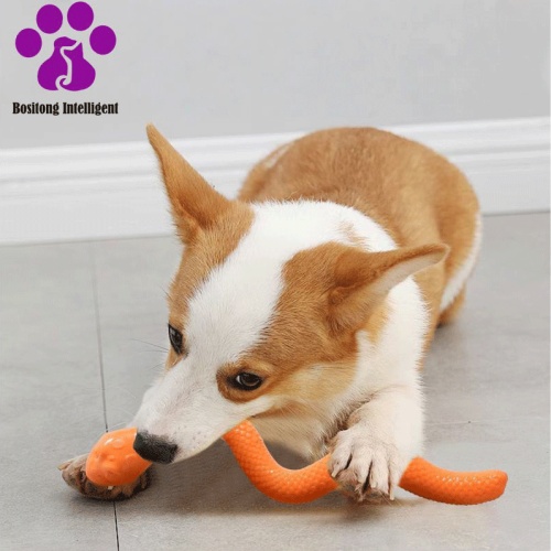 Safe and Chewable Pet Snake Toy for Training