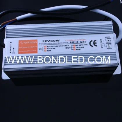 DC12V/24V LED Lighting Transformers 60W-400W AC100-265V Power Supply for LED Strips