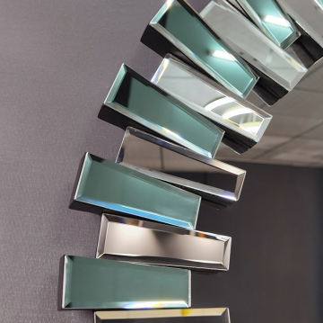 Home necessities glass mirror in the entrance