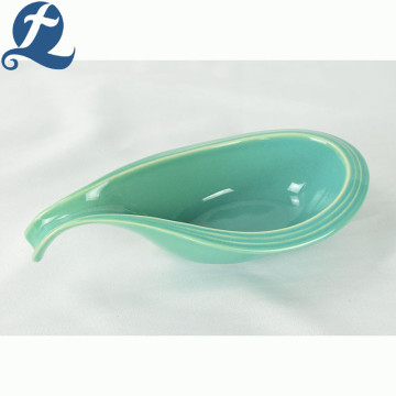 Simple household restaurant pattern long handle bowl spoon