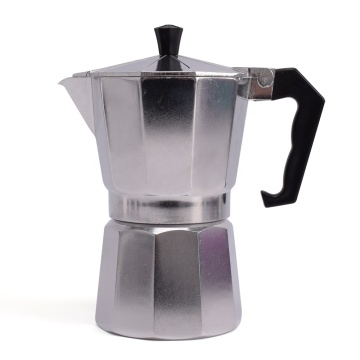 Classic Italian Stovetop Espresso Maker - Aluminum Moka Pot for Coffee Brewing