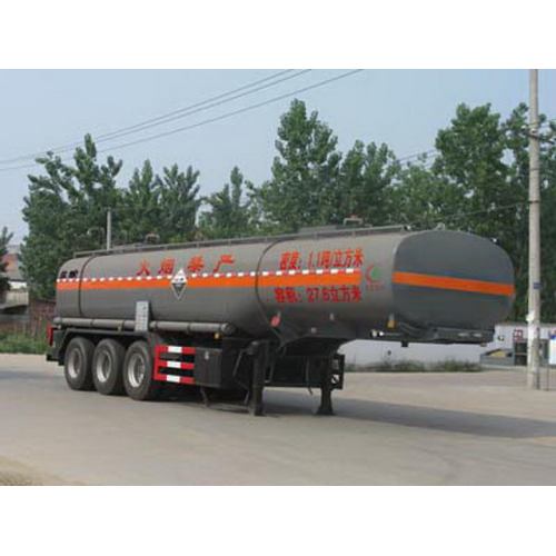 10m Tri-axle Corrosive Liquid Transport Tank Semi-trailer