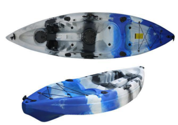 Canoe/Kayak, LSF Factory New Design PE Material Roto Molded 10ft Fishing Kayak with boat accessories