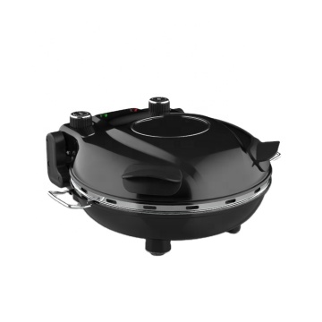 New Electric Pizza Maker with Windowed Housing and Home Oven Kits