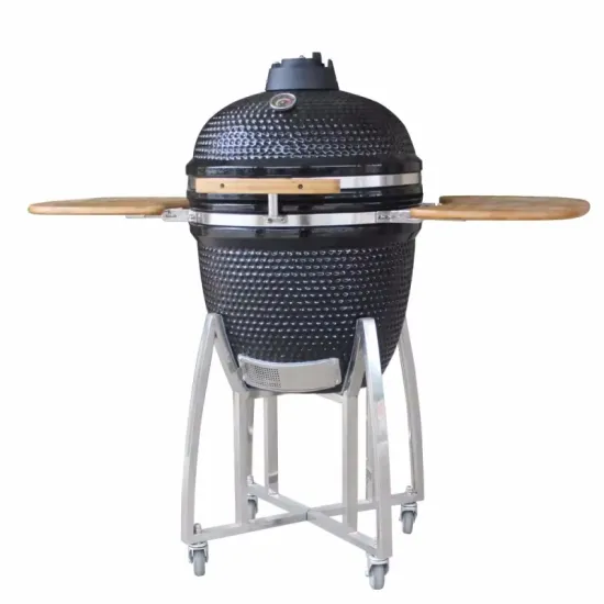OEM Accepted 16 Inch Charcoal Kamado BBQ Grill Ceramic Egg Barbecue Grill for Outdoor Camping