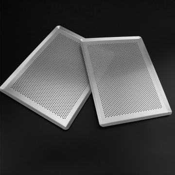 Round and Square Hole Stainless Steel Aluminum Alloy Perforated Bakery Tray for Oven
