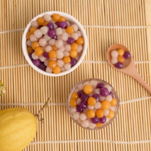 Rich Taste Soft Glutinous Taste Frozen Mixed Taro Balls Drinks Supplier