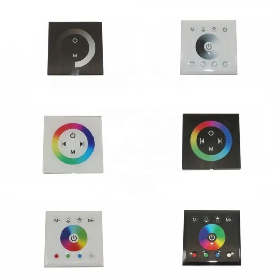 86 Type Touch Panel RGB Single Color LED Strip DC12V/24V Controller