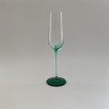 Drop color stem wine glass drinking set