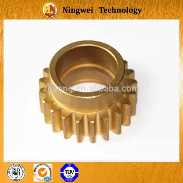 cnc machining brass gear