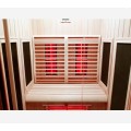 Luxury sauna room with massage chair