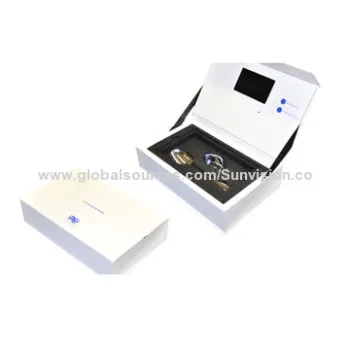 Gift box with video player