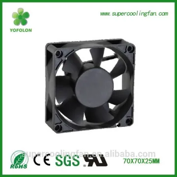 70x70x25mm 12V dc cooling fan 3500rpm brushless dc motor fan