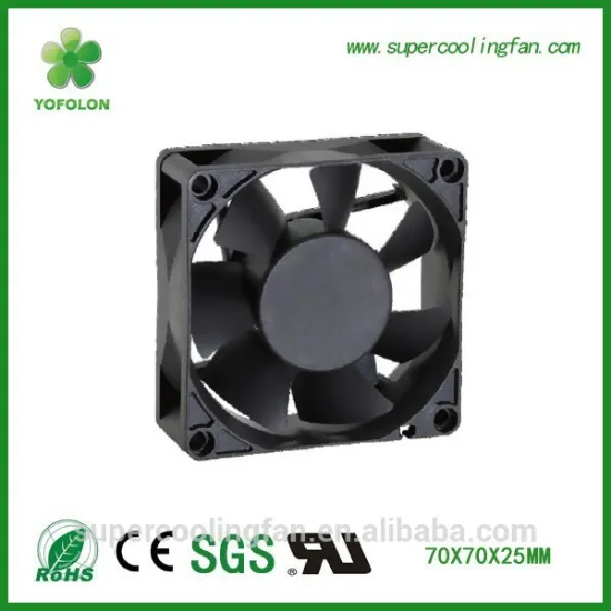 70x70x25mm Supercoolingfan 70mm 12V DC Fan high flow axial cooling fan