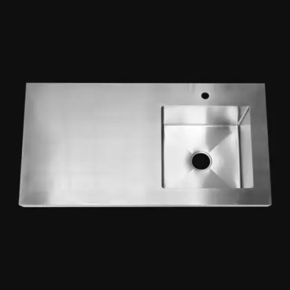 Custom SUS304 One Piece Integrated Sink