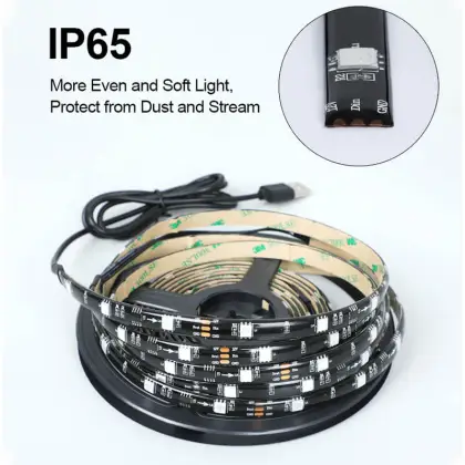 55-85 Inch TV RGBIC LED Backlight Strip with HDMI 4K60Hz Sync Box for Color Sync