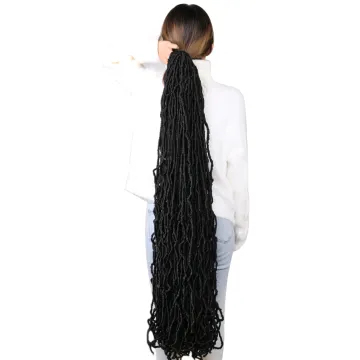Long Soft Dread Lock faux locs crochet hair extensions Dread Lock Synthetic Braiding Hair bobbi boss nu locs