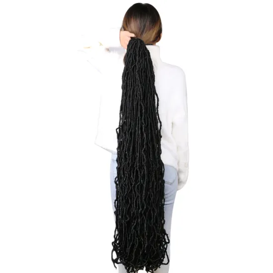 Long Soft Dread Lock faux locs crochet hair extensions Dread Lock Synthetic Braiding Hair bobbi boss nu locs