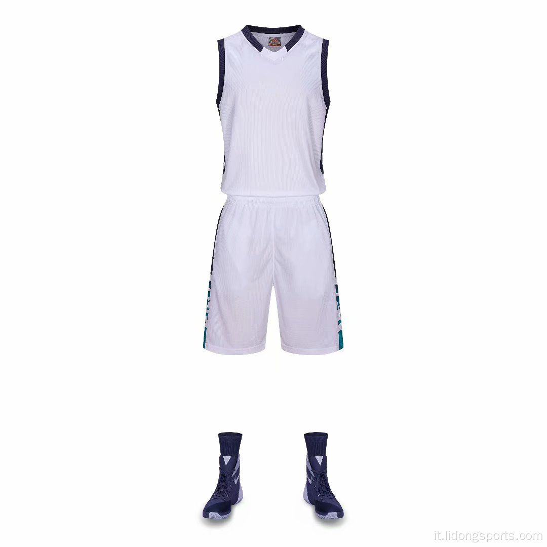 Basketball Uniform Set Jersey della squadra di basket personalizzata