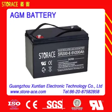 Valve Regulated Lead Acid battery 6V200AH (SRD200-6)
