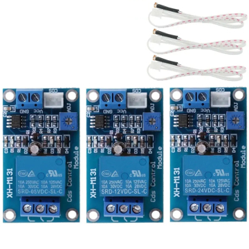 XH-M131 DC 5V 12V 24V Light Control Switch with Photoresistor Relay Module