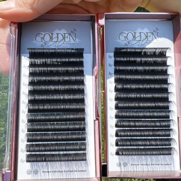 Custom Wholesale Supplies for Eyelash Extensions: Individual Lash Trays and Volume Lashes in Various Sizes