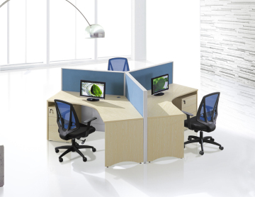 3 Person Office Cubicle Workstations