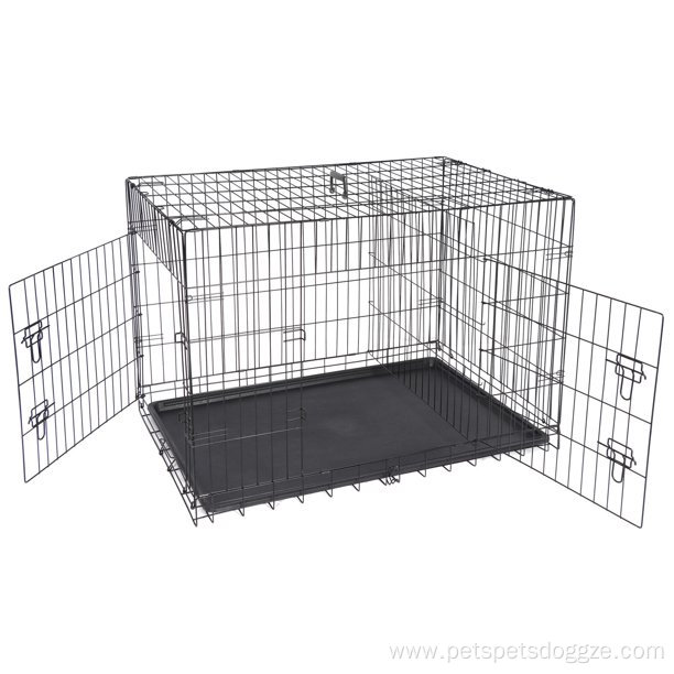 Dog Crate Kennel Folding Metal Pet Cage House